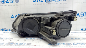 Headlight front right VW Tiguan 12-17 bare rest halogen, varnish peeling off, scratches, sand