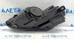 Headlight front right VW Tiguan 12-17 bare rest halogen, varnish peeling off, scratches, sand