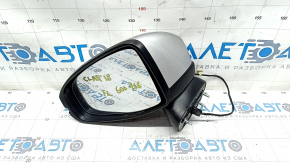 Side mirror left Honda Clarity 18-21 usa 5 pins, silver, sand