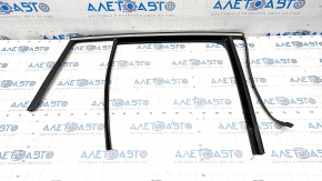 Upper rear right door molding VW Tiguan 09-17 chrome, with glass seal, torn