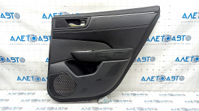 Door trim card rear right Honda Clarity 18-21 usa black, leather insert, scratches