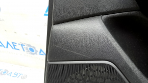Door trim card rear right Honda Clarity 18-21 usa black, leather insert, scratches