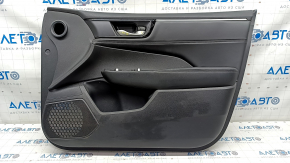 Door trim card front right Honda Clarity 18-21 usa black, leather insert, worn