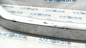 Front bumper bare center Honda Clarity 18-21 usa, silver, scratches, paint peeled