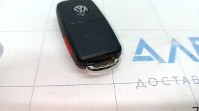 Key VW Tiguan 12-17 4 buttons, folding, poke, worn
