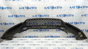 Front bumper lip VW Tiguan 12-17 rest structure, scratches, tears, broken fasteners,