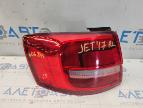 Light outer wing left VW Jetta 15-18 USA halogen, light, scratch