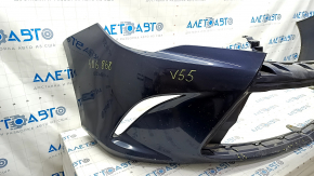 Front bumper bare Toyota Camry v55 15-17 usa, blue, cracks, sand, scratches