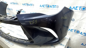 Front bumper bare Toyota Camry v55 15-17 usa, blue, cracks, sand, scratches