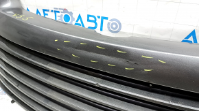 Front bumper grille Toyota Camry v55 15-17 usa LE, broken fasteners, dented