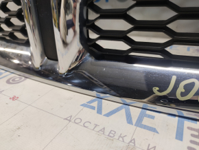 Radiator grill grill Dodge Journey 11- chrome with emblem, sand