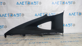 Upper left rear pillar trim Tesla Model X 16-21 black, dry cleanable