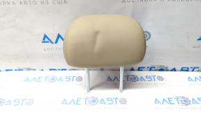 Headrest rear left Hyundai Sonata 11-15 leather beige, dented