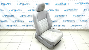 Passenger seat Toyota Camry v55 15-17 usa without airbag, LE, mechanical, gray cloth, dry-cleanable, driftwood