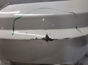 Bare front bumper Dodge Journey 11- SE, white PW3, scratches, made, broken fasteners