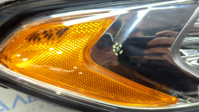Headlight front right Ford Fusion mk5 13-16 sand, chips