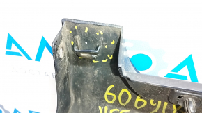 Right threshold Toyota Camry v55 15-17 usa blue, dented, torn, broken fasteners, scuffed