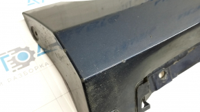 Right threshold Toyota Camry v55 15-17 usa blue, dented, torn, broken fasteners, scuffed