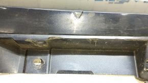Right threshold Toyota Camry v55 15-17 usa blue, dented, torn, broken fasteners, scuffed