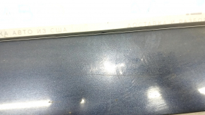 Right threshold Toyota Camry v55 15-17 usa blue, dented, torn, broken fasteners, scuffed