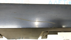 Right threshold Toyota Camry v55 15-17 usa blue, dented, torn, broken fasteners, scuffed