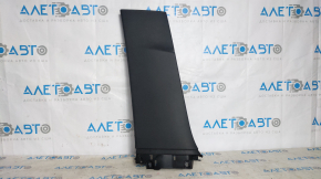 Center pillar trim lower left Tesla Model X 16-21 leather black, scratches, scuffs