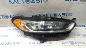 Headlight front right Ford Fusion mk5 13-16 sand, chips, no bulb plug