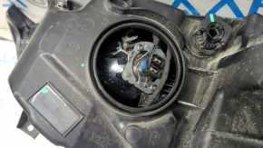 Headlight front right Ford Fusion mk5 13-16 sand, chips, no bulb plug