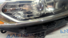 Headlight front right Ford Fusion mk5 13-16 sand, chips, no bulb plug