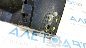 Left threshold Toyota Camry v55 15-17 usa blue, dented, torn, broken fasteners, rubbed, torn fasteners
