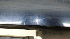 Left threshold Toyota Camry v55 15-17 usa blue, dented, torn, broken fasteners, rubbed, torn fasteners
