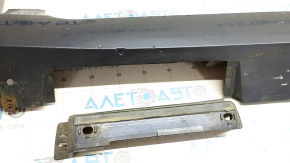 Left threshold Toyota Camry v55 15-17 usa blue, dented, torn, broken fasteners, rubbed, torn fasteners