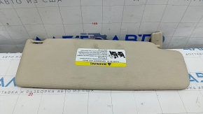 Left visor VW Tiguan 09-17 beige, without hook, dry cleanable