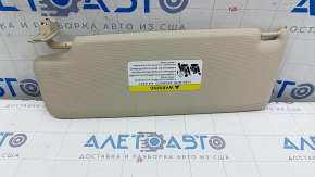 Right visor VW Tiguan 09-17 beige, without hook, dry cleanable