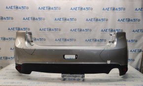 Rear bumper bare Mitsubishi Outlander Sport ASX 11-15 prerest, silver U04, with reflectors, scratches