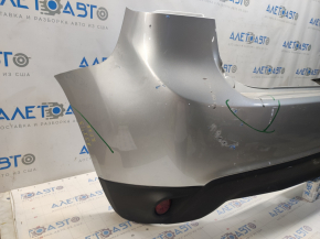 Rear bumper bare Mitsubishi Outlander Sport ASX 11-15 prerest, silver U04, with reflectors, scratches