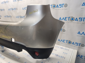 Rear bumper bare Mitsubishi Outlander Sport ASX 11-15 prerest, silver U04, with reflectors, scratches