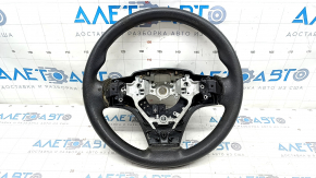 Naked steering wheel Toyota Camry v55 15-17 usa rubber black, worn, needs cleaning