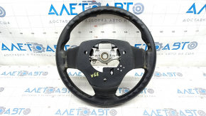 Naked steering wheel Toyota Camry v55 15-17 usa rubber black, worn, needs cleaning