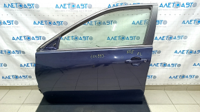 Door assembly front left Toyota Camry v55 15-17 usa, blue 8W6, pokes