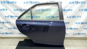 Door assembly rear right Toyota Camry v55 15-17 usa, blue 8W6, chips