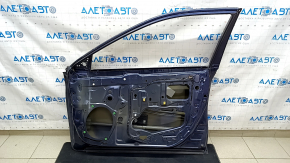 Door bare front right Toyota Camry v55 15-17 usa, blue 8W6, dented, bumps, chip