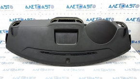 Torpedo front panel with AIRBAG VW Tiguan 09-17 black, rusty squib, needs cleaning, crack