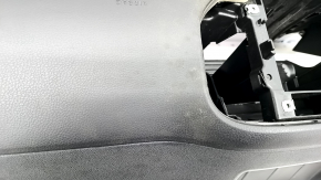 Torpedo front panel with AIRBAG VW Tiguan 09-17 black, rusty squib, needs cleaning, crack