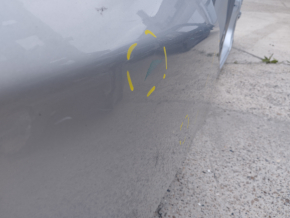 Quarter wing rear right Honda Clarity 18-21 usa on the body, silver, dented, bumps
