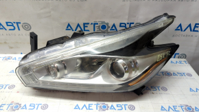 Headlight front left Nissan Murano z52 15-18 bare prerest halogen, dark, for polishing, sand