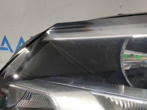 Headlight front left VW Passat b7 12-15 USA naked, halogen, sand, scratches