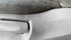 Driver's seat VW Tiguan 09-17 without airbag, beige leather, heated, mech+electric, working electrics, driftwood, for dry cleaning, cracks in the lining