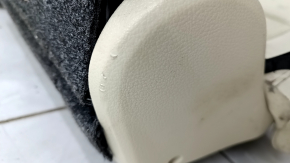Rear row of seats 2nd row VW Tiguan 09-17 beige leather, driftwood, dry-cleanable, scratches on the lining