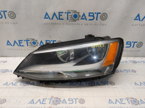 Headlight front left VW Jetta 11-16 USA naked, halogen, sand, scratches